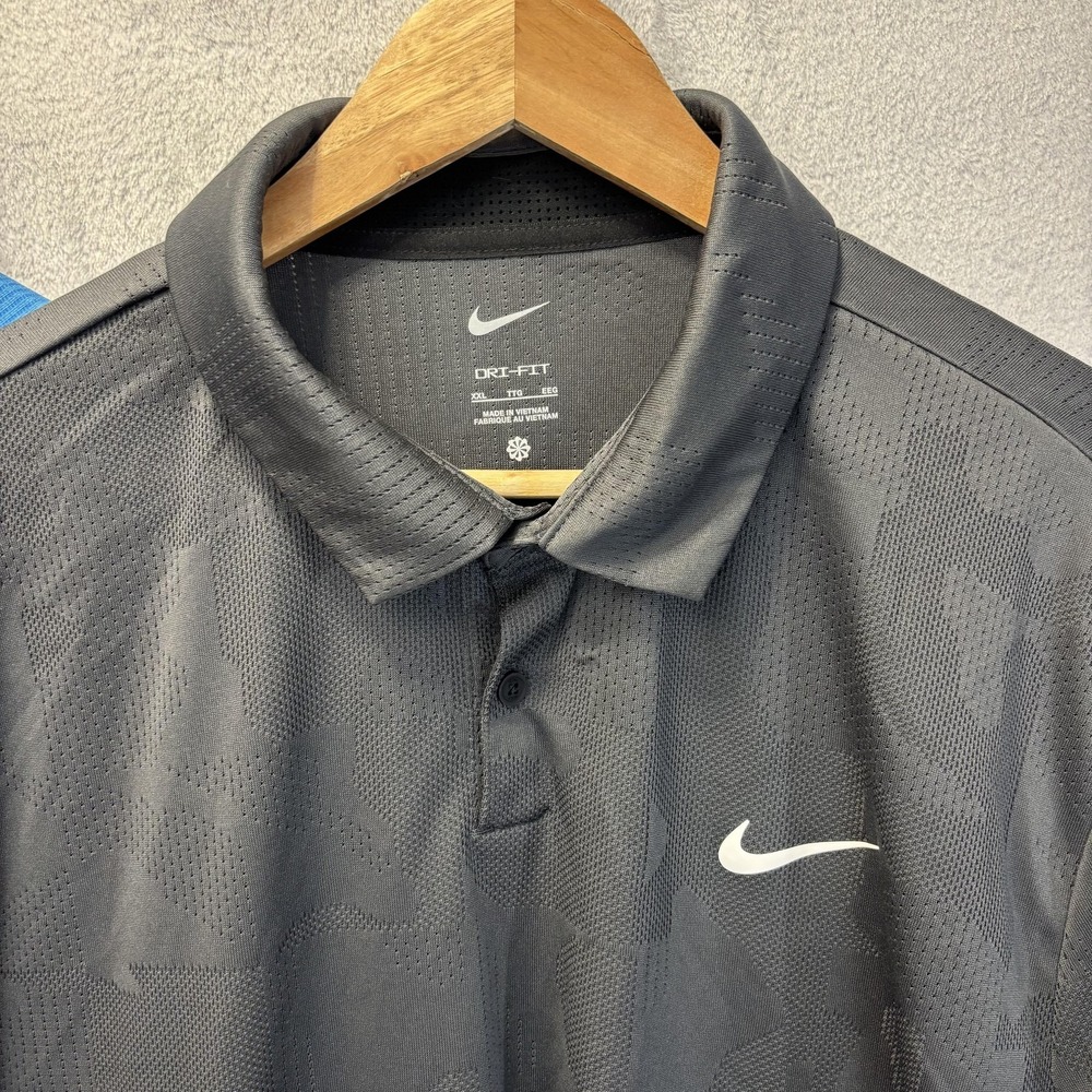 Lot of 2 Nike Dri-Fit Under Armour Camo Golf Playoff Polo Shirt Mens 2XL XXL - Picture 4 of 16